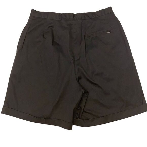LizGolf‎ by Liz Claiborne Black Bermuda Cuffed Golf Shorts Size14 - Picture 5 of 13